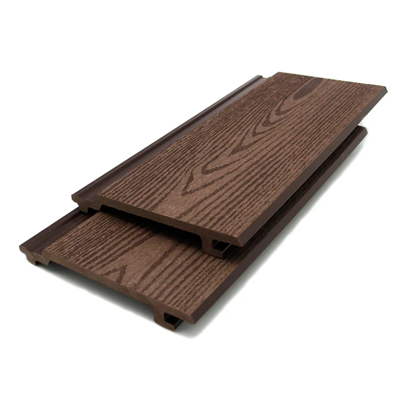 WPC Exterior Outdoor Decorative Wall Cladding Panel Wooden Siding Board Building Siding