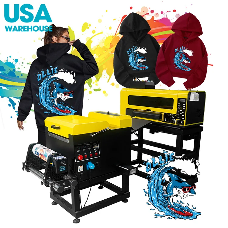 Склад США струйный принтер dtf 30 см две головки eps xp600 с шейкером a3 цифровой