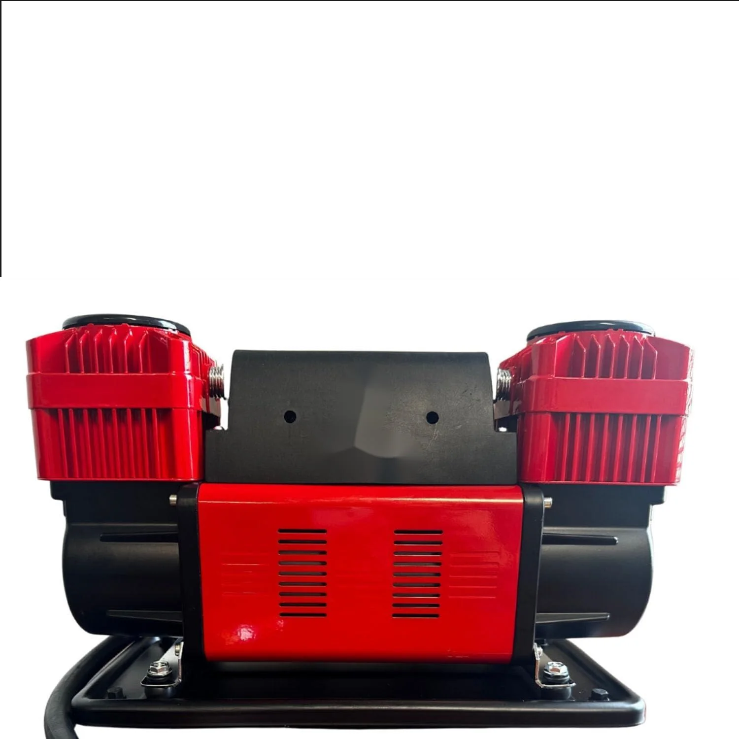 300LSH/MIN Heavy-Duty 12V/24V Cabled Tire Compressor with Double Cylinders Fast 150PSI Inflation Point