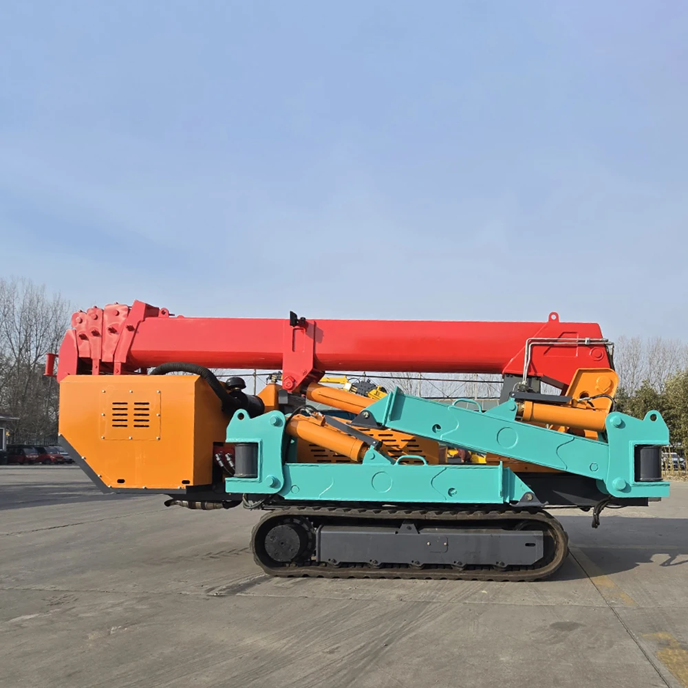 5 Ton Mini Narrow Space Lifting Crane Folding Crawler Spider Cranes Hydraulic Crane Lifting Equipment