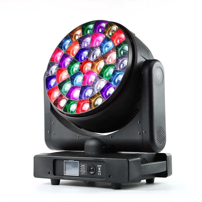 Big Bee Eye Professional DJ disco party  LED 3740 rgbw pixel moving head light stage lighting with auto sound dmx control