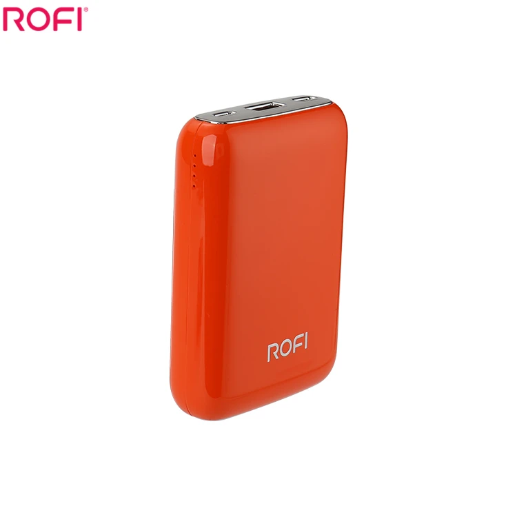Бесплатной печатью логотипа с двумя портами USB Кредитная карта usb c Мини мощность банк 10000 mah портативный