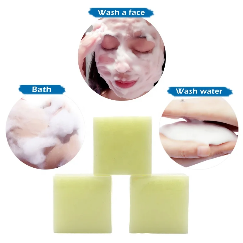 100g Removal Pimple Pore Acne Treatment Sea Salt Soap Goat Milk Moisturizing Glycerin Soap Base Whitening bar