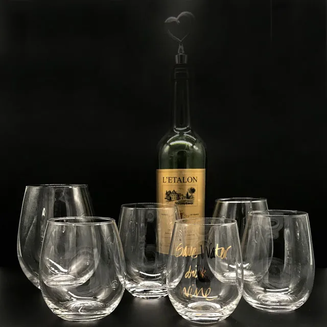 20OZ машина шар надувается отдельно бокалы для вина стеклянный стакан воды Мексиканская чашки барная посуда свадебной вечеринки защитное