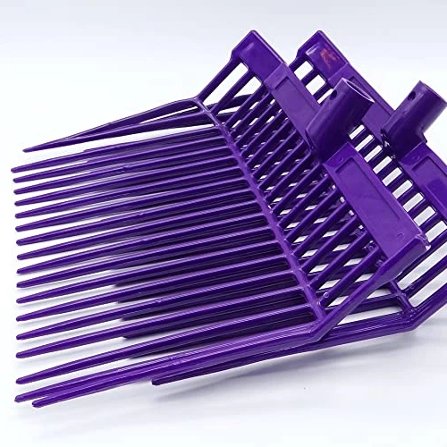 China Cheap Hot Sale Plastic Black Horse Manure Fork Head Garden Fork