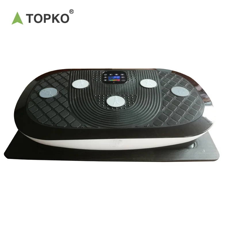 TOPKO Wholesale Home Gym Fitness 3D Vibration Exercise Plate for Fat Burning Body Workout Vibration Plate Exercise Machine