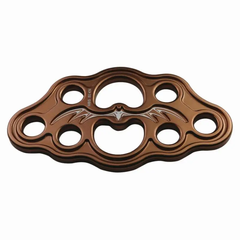 Multi Anchor Plate Paw Rigging Plate 8-hole Descender for Rescue and Outdoor Climbing