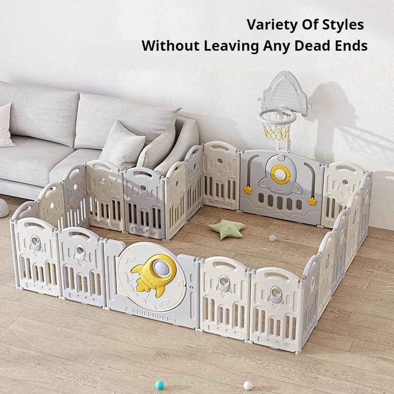 Bedroom Furniture Household Indoor Plastic Playpens For Baby Safety Indoor Playground Baby Plastic Fence Game