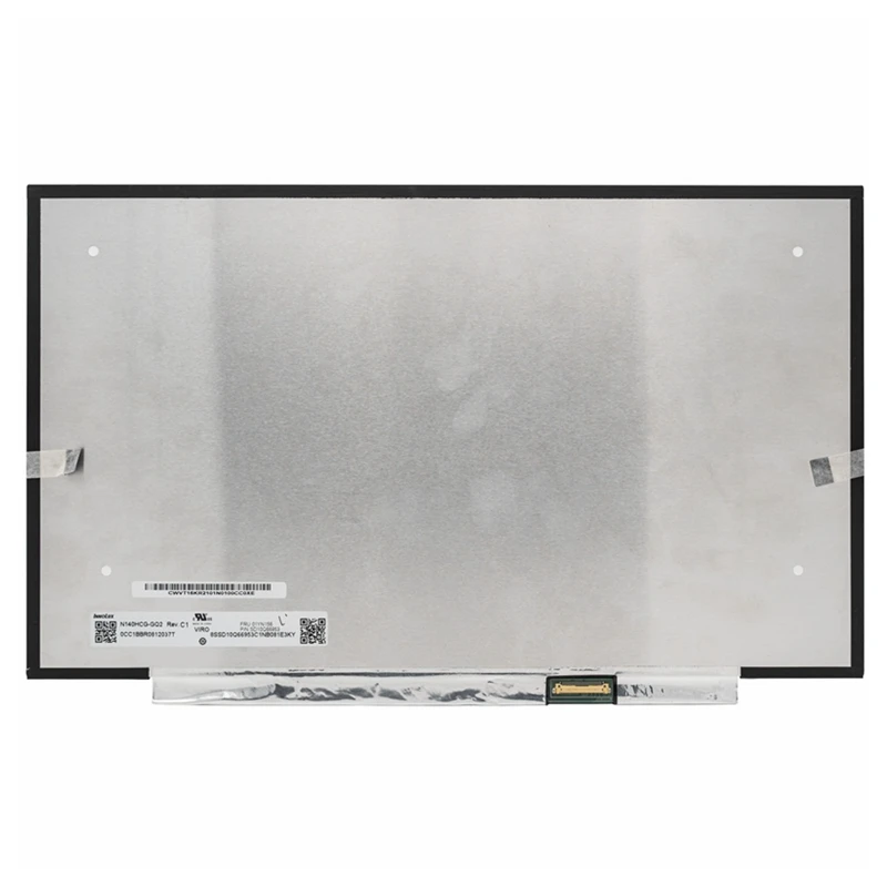 14.0' Laptop LCD Screen N140HCG-GQ2 N140HCG-GR2 For Lenovo ThinkPad X1 Carbon 7th 8th Gen 400 nits 72% NTSC FHD 30pin eDP