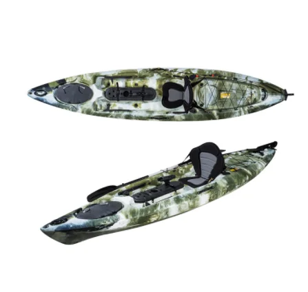 China Manufacturer Fishing Kayak 4.70m Foldable Full Drop Stitch Inflatable Double Kayak