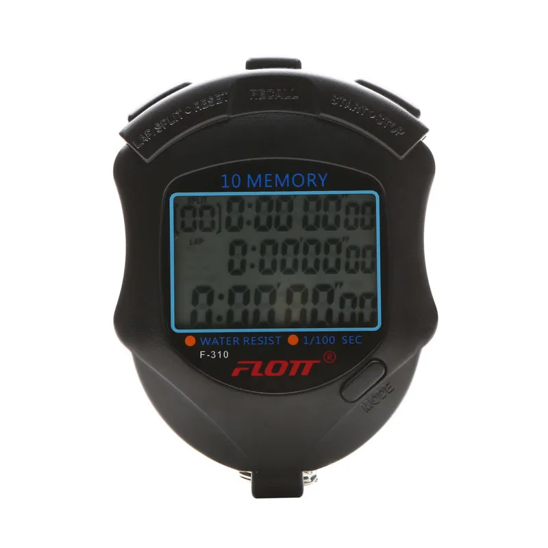 Stopwatch Timer Alarm Watch Fitness Watch Digital Chronometer Marathon Running Stopwatch Training Timer Match Stopwatches