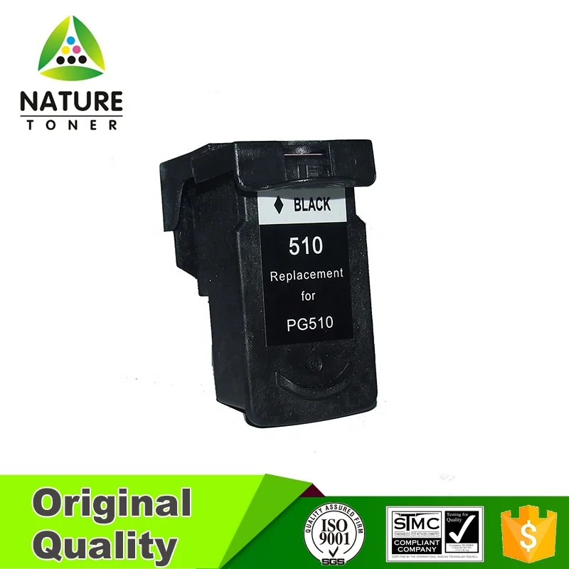 PG-510 CL-511,  PG510 CL511 Remanufactured ink cartridge for Canon Printer, showing ink level.