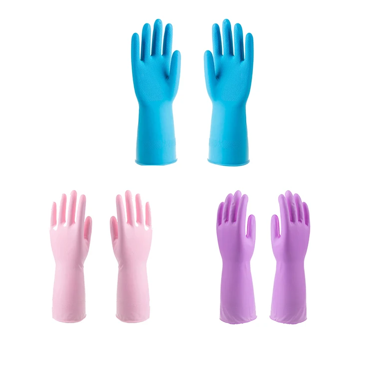 The New Listing Different Size Nitrile Butadiene Rubber Hairdressing Green Chemical Resistant Gloves Professional Certified