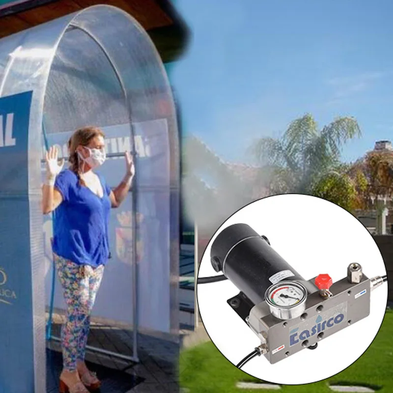 
High pressure Instant Sterilizer disinfection system for tunnel with infared sensor 