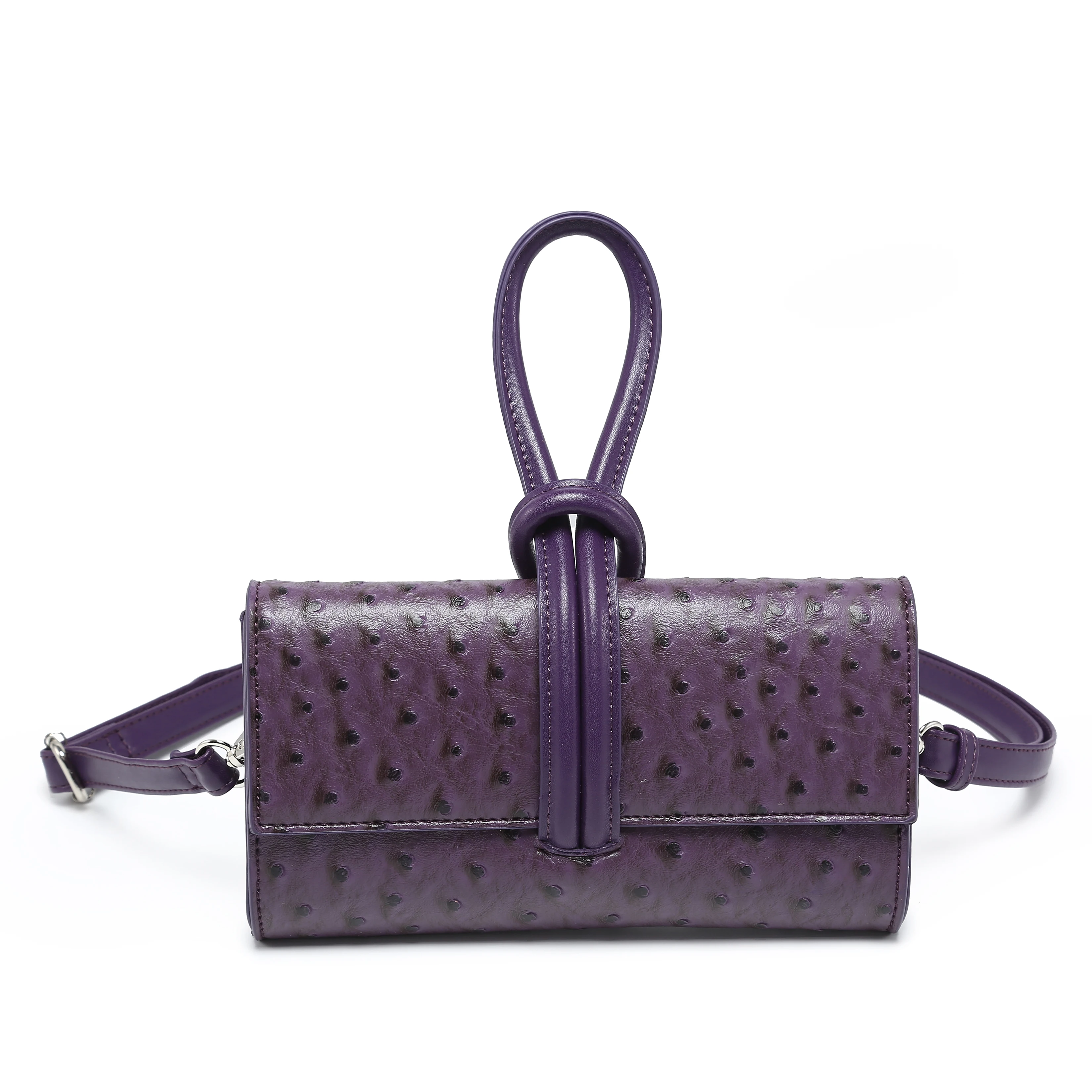 Hot sale 2025 high quality ostrich phone purse small sling women bags cheap new design handbag