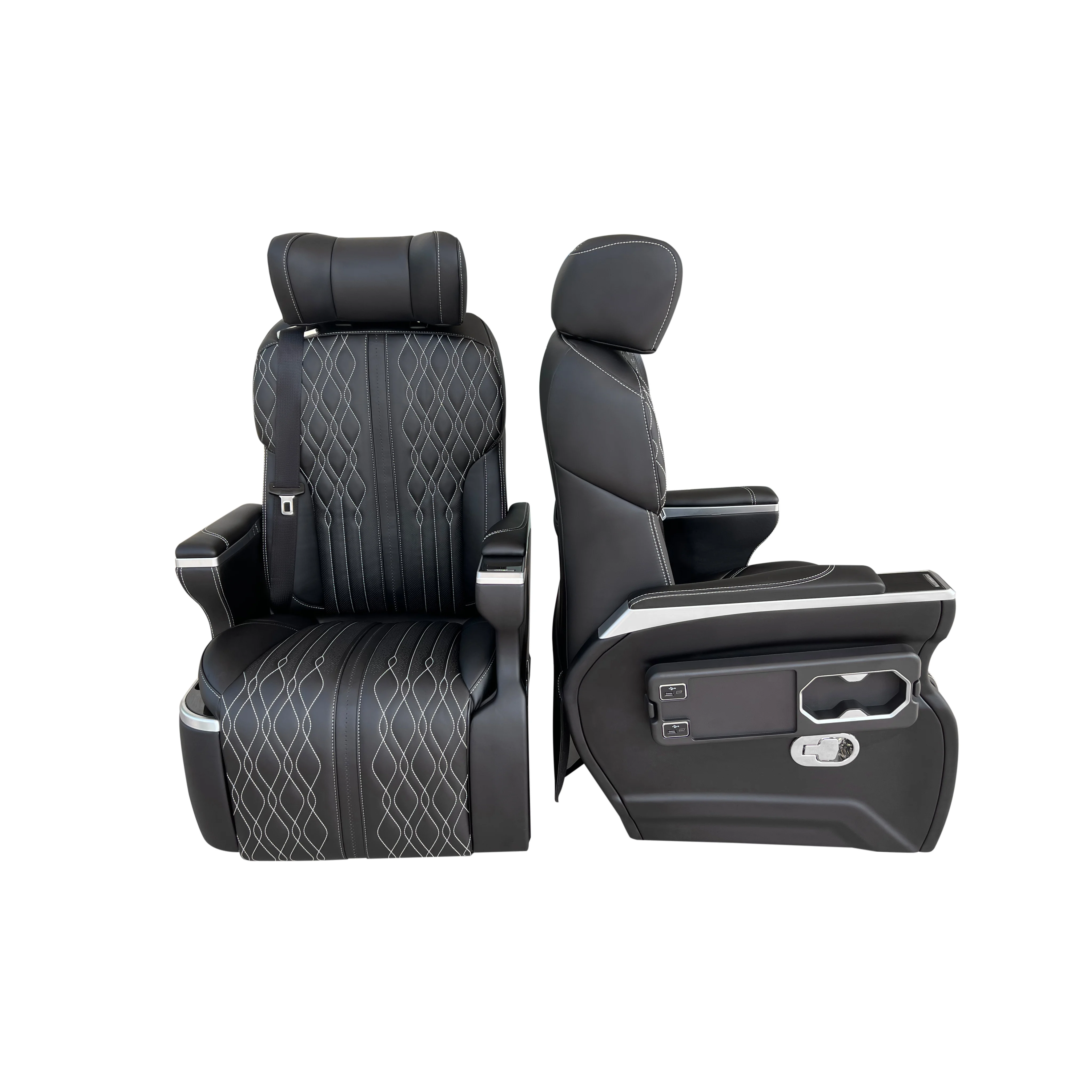 ST-HD Car VIP MPV special airline seat luxury Auto aviation seat Car aviation with small cup tray cup holder usd charging