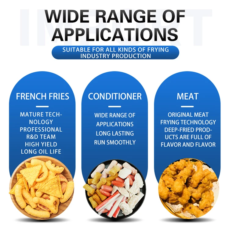 Bean Skin Roll Crispy Automatic Bugle Chips Peanut Seed Conveyor Donut Fryer Machine for Sale