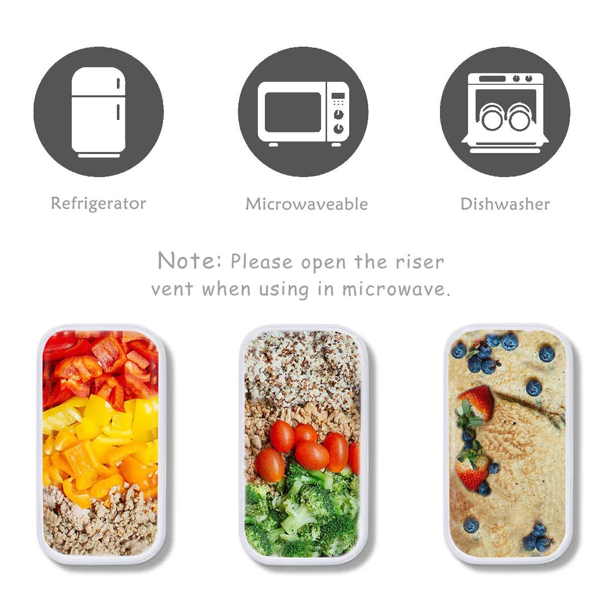 manufacturer recycle  pp plastic box of airtight kitchen food storage container set with lids