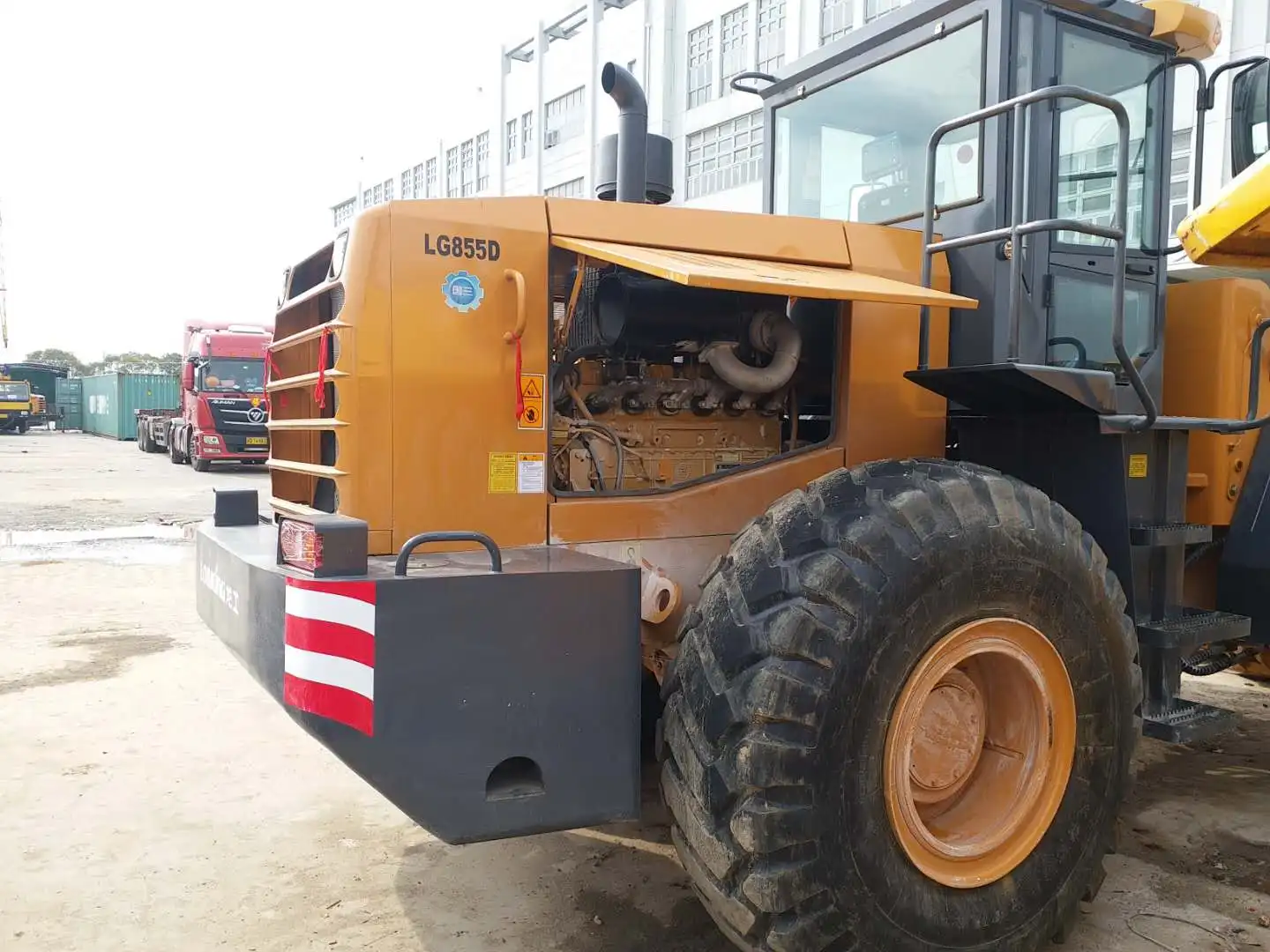 Used Lonking 855D wheel loader 5ton loading capacity loader
