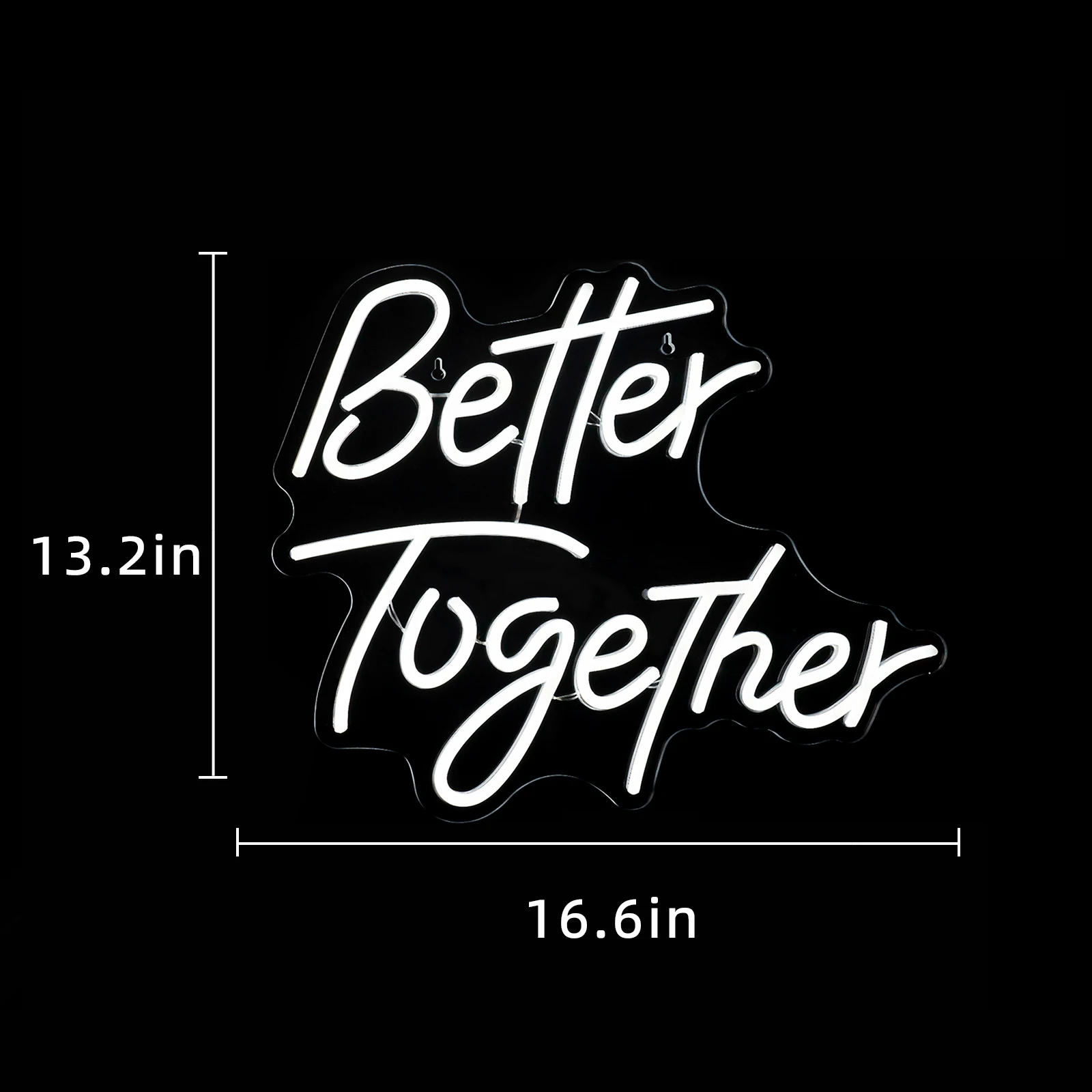 Custom for Party Room Wall Decor better together LED sign Bedroom Playstation Neon Sign Light