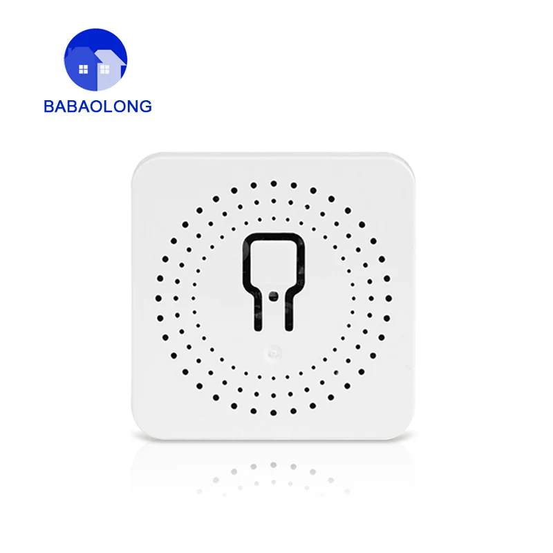 Babaolong 16A Мини Смарт Wi-Fi для переключателя «сделай сам» поддерживает связь с 2-мя способ автоматизации управления Tuya Alexa умный переключатель