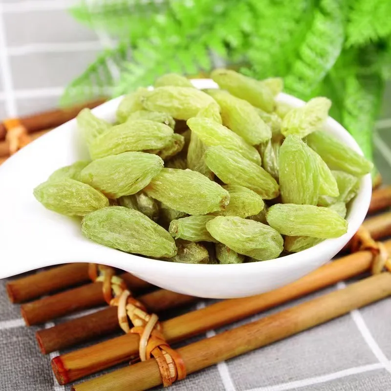Natural Green Dry Fruit Cost-effective Preserved Raisins Seedless Sweet Green Raisins