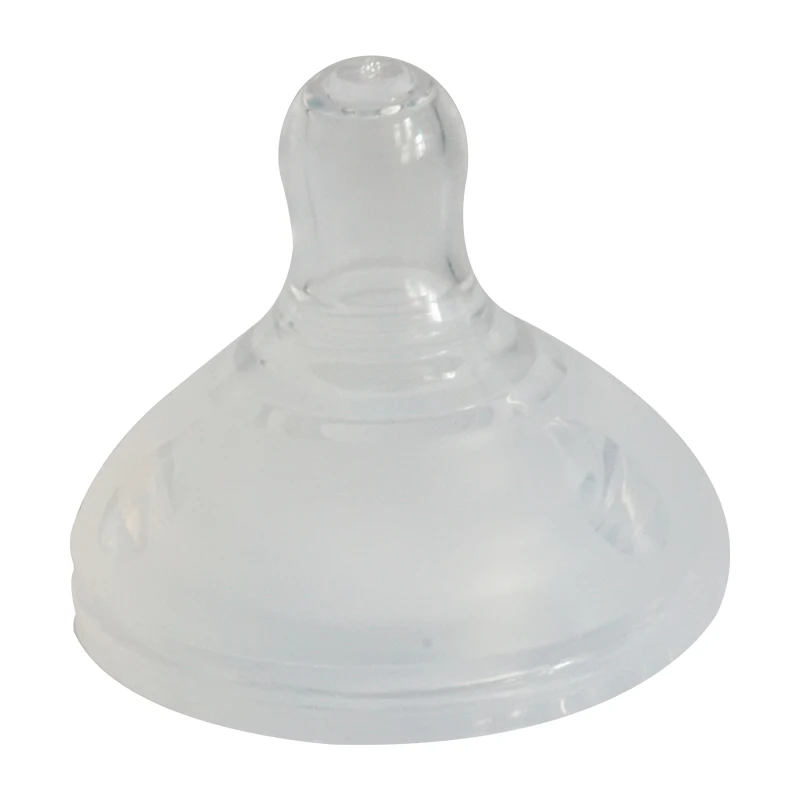 Customized Fashion High Quality Anti-colic Wide Neck Silicone Baby Bottle Nipple