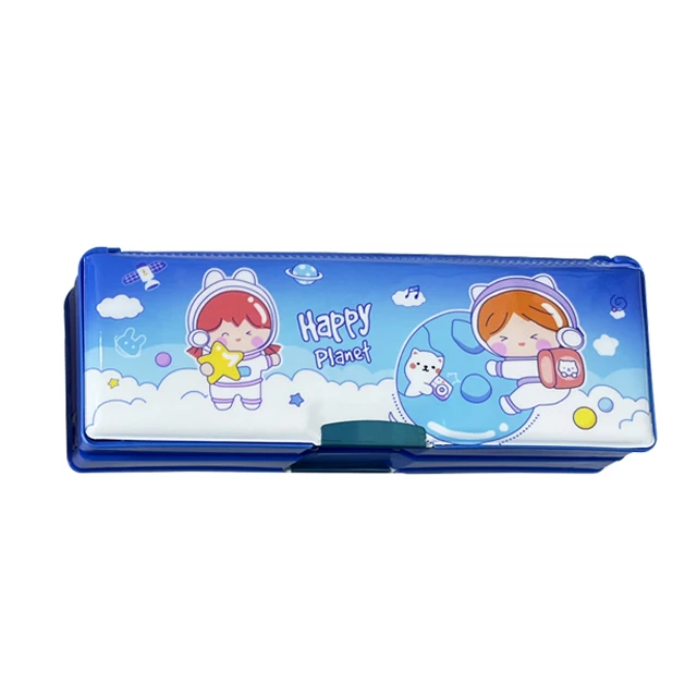 Cartoon Stereoscopic Large Capacity Multifunctional Pencil Case Stationery Bag for Gift Use