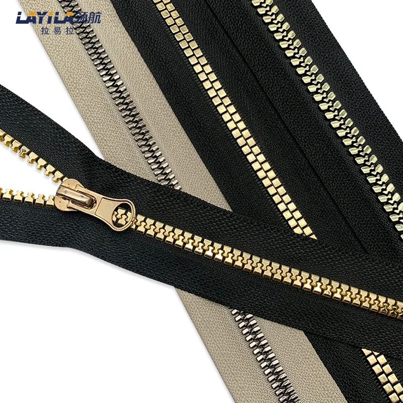 
Special Skill Design High Quality Polished Resin Teeth Imitate Metal Zipper 