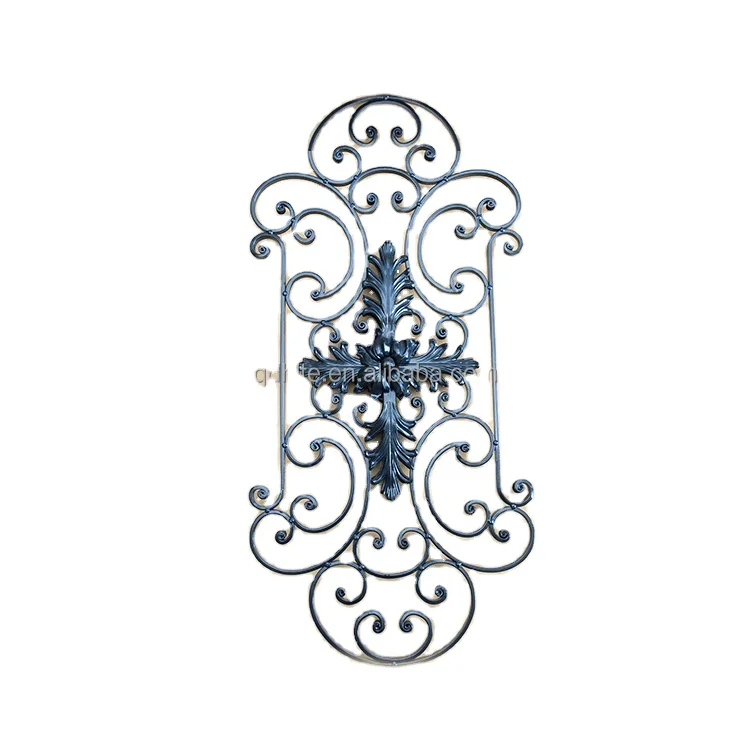 Fence decorative components gate ornamental rosettes fence steel flower panels, stair ornamental rosettes wholesale