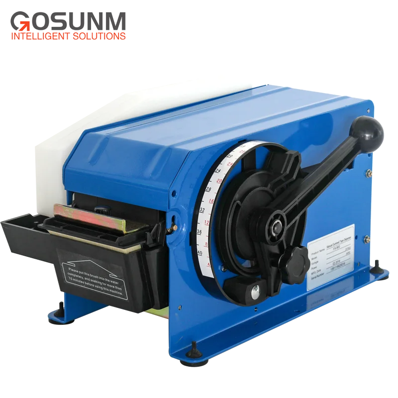 GS-WAT-1000 GOSUNM electric water-activated tape dispenser green gummed kraft paper tape dispenser