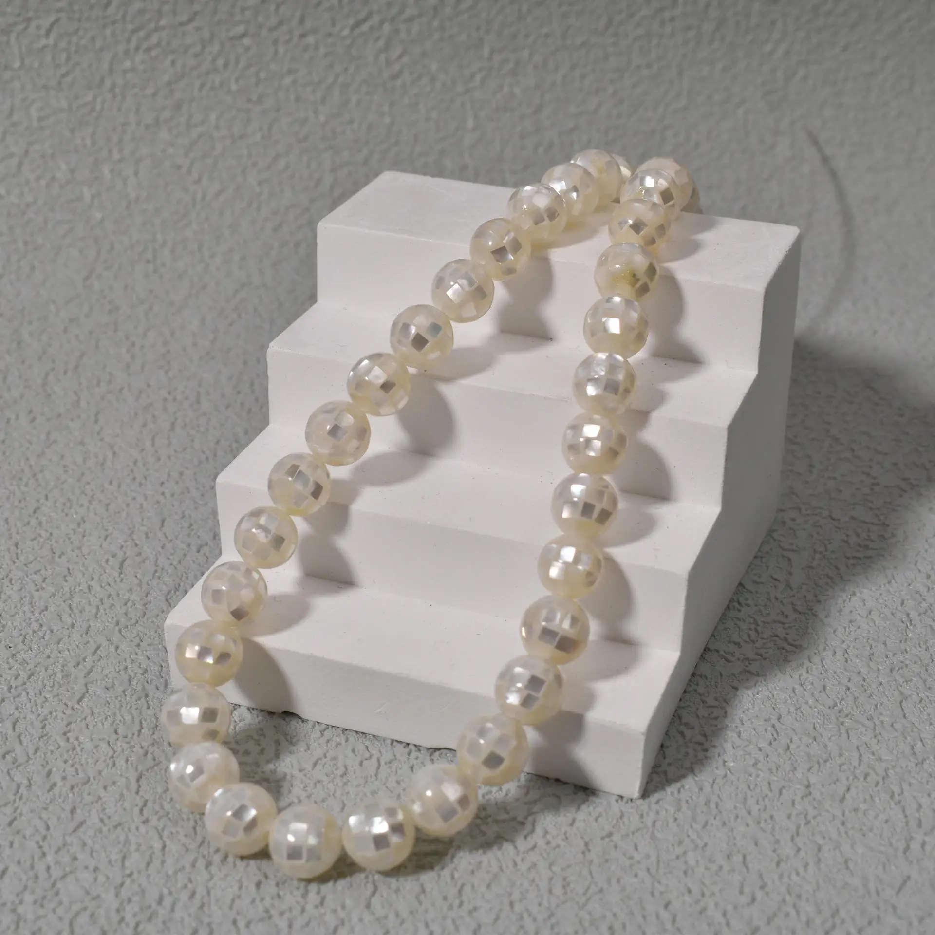 10mm natural freshwater Round beads Abalone beads loose shell Pearls diy handmade Accessory