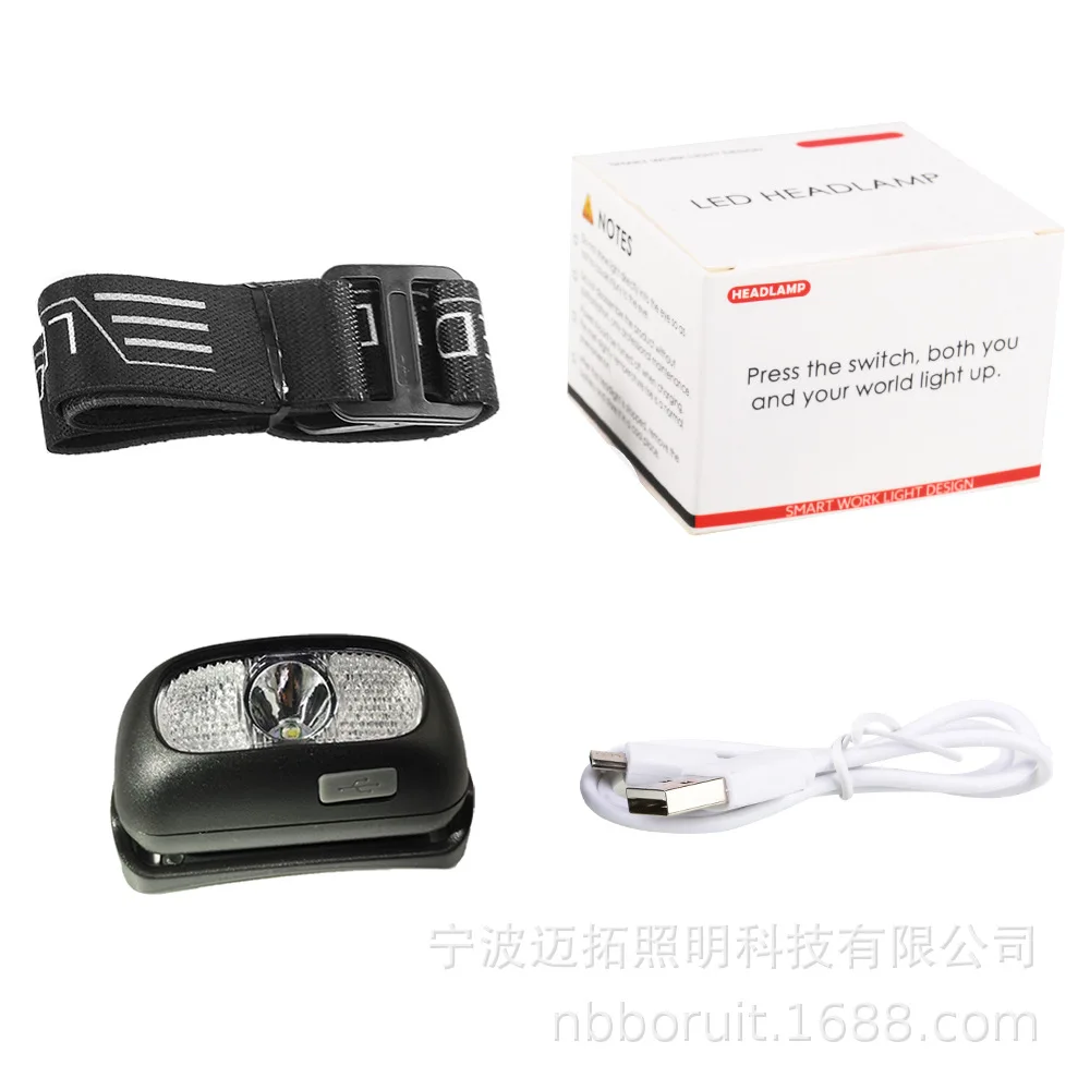 5 Light Modes Portable Mini Powerful Rechargeable Camp Led Headlight Headlamp