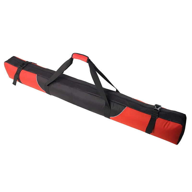 Custom Travel Ski Bag Padded Transport Skis Snowboard Carrying Bag lightweight Large Compartment Ski Carrier foldable travel bag