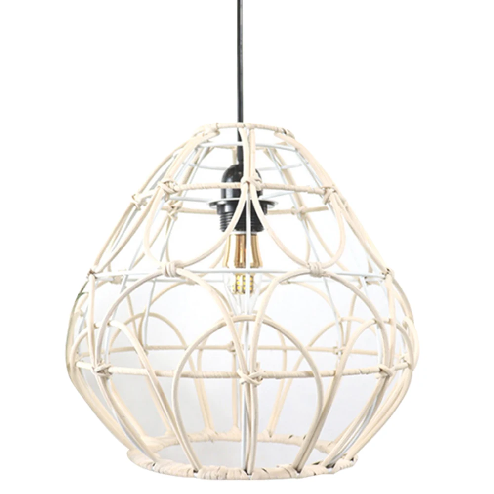 Vintage Water lotus chandelier warm light indoor lighting E27/E26 bulbs pendant lamp with sea grass