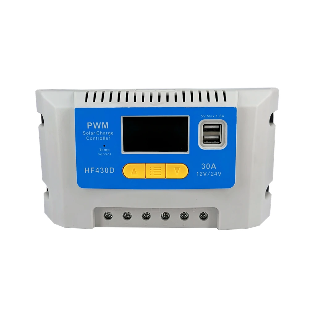 Hanf factory wholesale 10A 20A 30A solar panel controller pwm solar charger controller solar charge controller