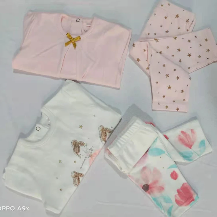 
China Wholesale Kids Wear Summer Skirt Trousers Girl Clothing Set 