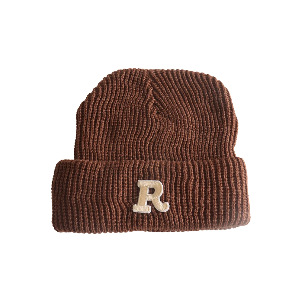 high quality custom logo ski mask uv protection knitted beanie one hole balaclava hat with bear ear