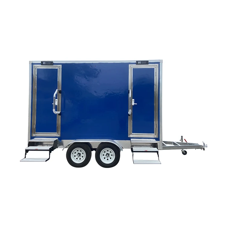 Modern Portable Restroom Trailer With Shower Port a Potty Outdoor Toilets