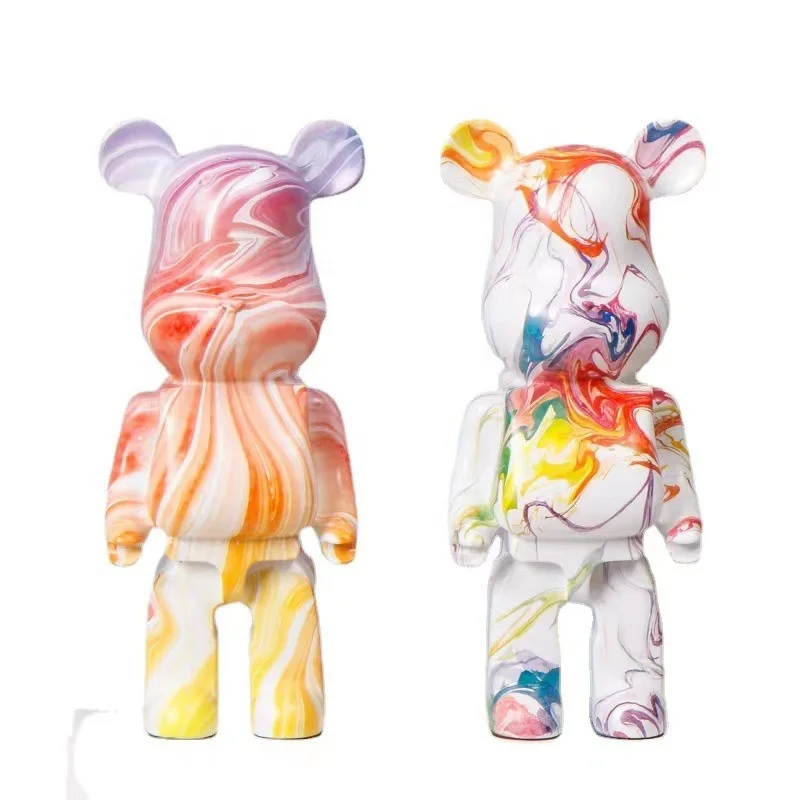 2023 Custom Handmade Home Decoration Resin Crafts Violent Bear Ornament Creative Cute Money Bank Storage Decorative Gifts