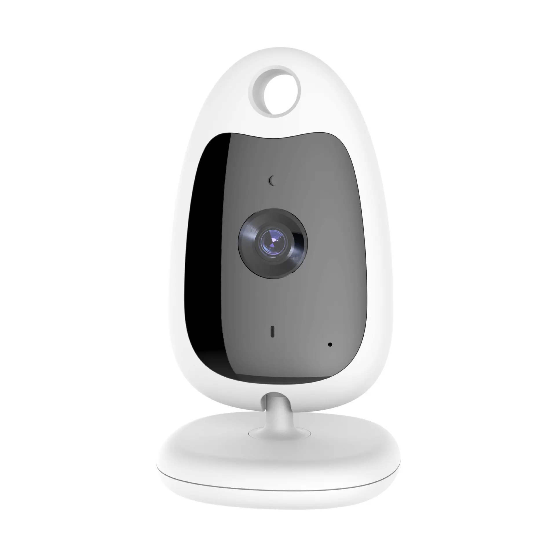 Wireless White Baby Safety Audio Baby Monitor 2 Inches Wireless Baby Monitor VB610