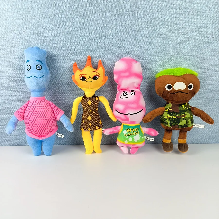 2023 Customized Wholesale Soft Cute Plush Figure Toys Kids Juguetes Cartoon Dolls Stuffed Crazy Elemental City Plush