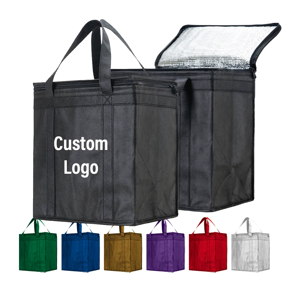 Custom Sided Cooler Bags Leak-Proof Soft Non Woven Cooler Shopping Bag Portable Beer Can Cooler Bag