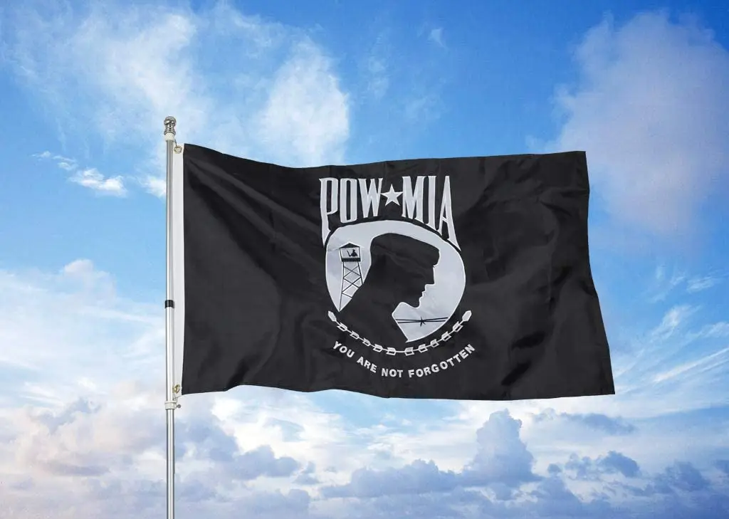 3x5FT POW-MIA You Are Not Forgotten Pow Mia Eagle Military Banner Durable Flag
