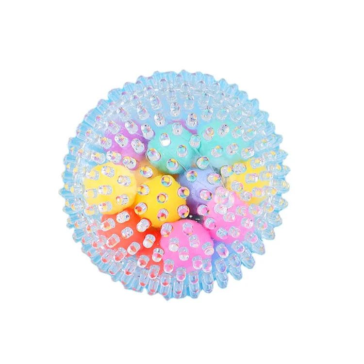 Wholesale High Quality Rainbow Dna Squeeze Toys Tpr Ball Stress Relief Toys Ball Fidget Toys For Kids