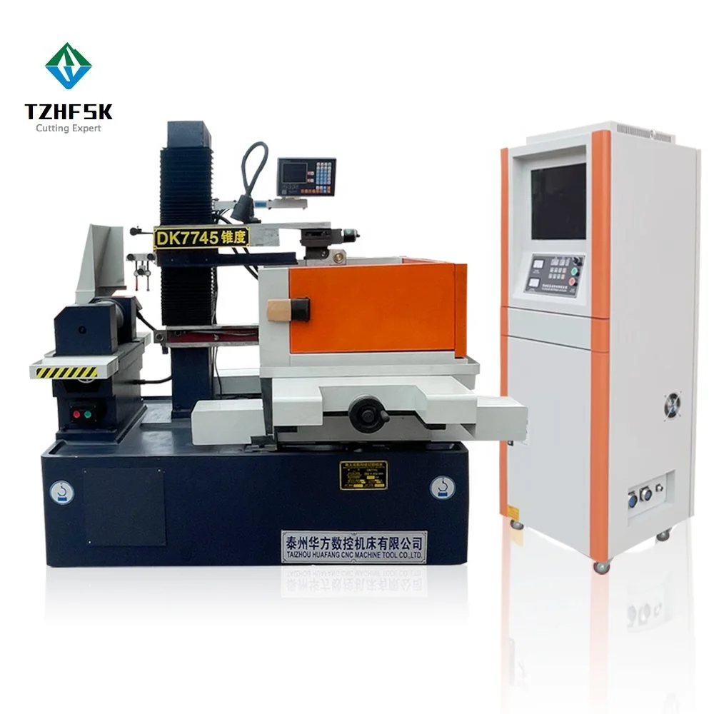 CNC Multi-cut  wire cut  EDM machine DK7745  high  precision  good Surface Roughness linear guide rail WEDM