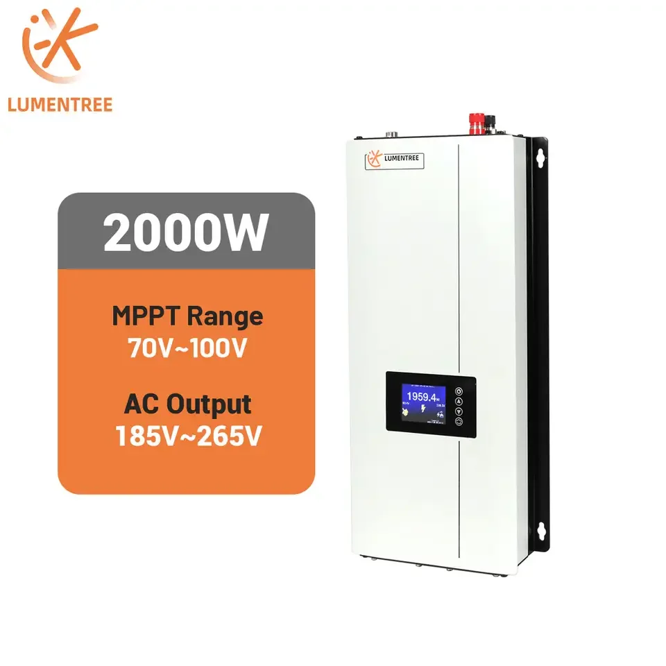 600W 1000w 2000w On Grid Solar Inverter With Mppt Limiter Grid Tie Inverter For Solar Home System Pure Sine Wave Solar Inverter