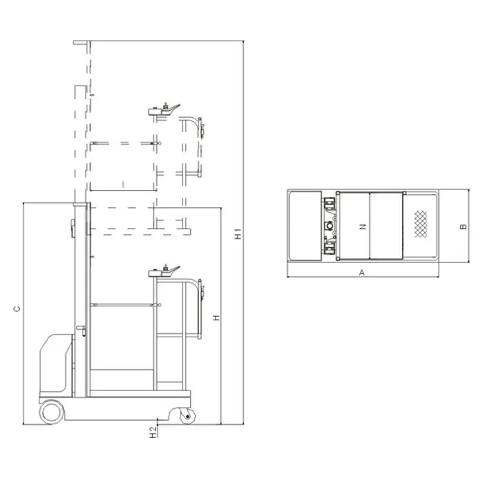 Vlift 300 кг полный Электрический подъемник заказа 4500