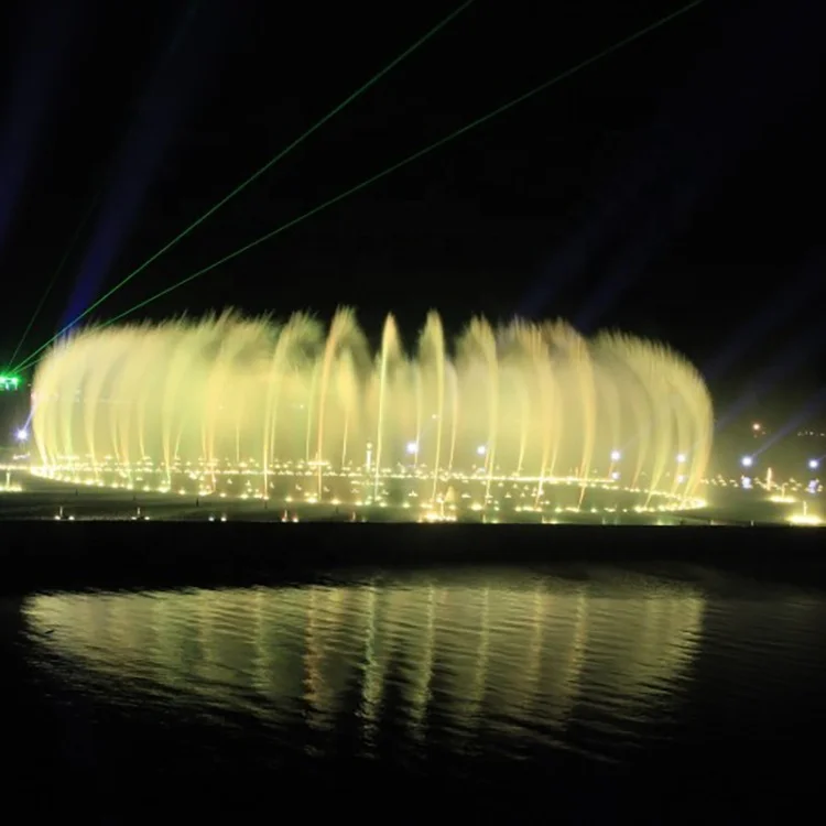 Free Design Outdoor Large Chasing Dancing Water Fountain with Synchronized led Lighting and Music