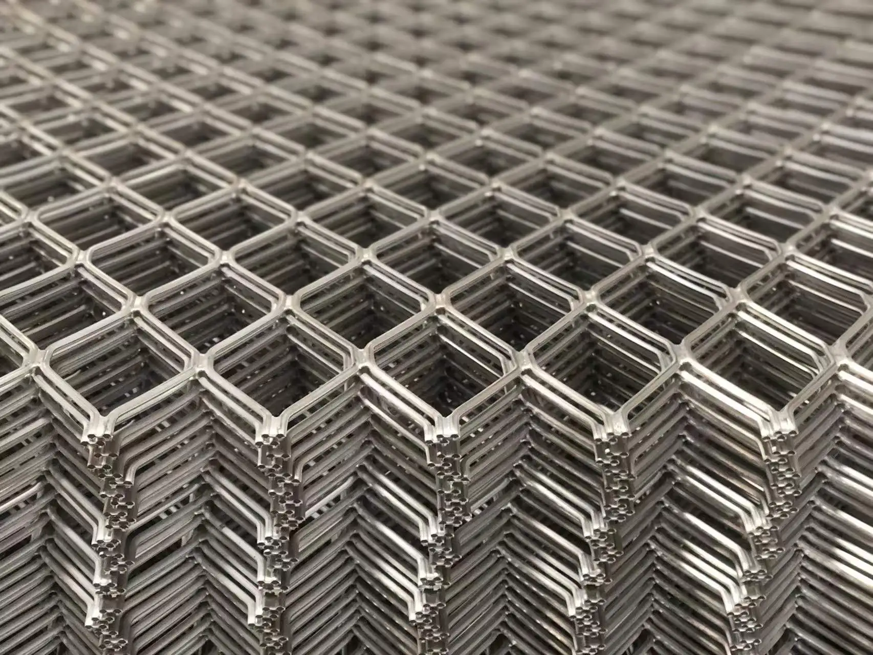 Hotsale High Security Sheet Cladding Diamond Hole Grill Aluminum Expanded Metal Mesh